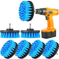 Remerry 6 Pcs Drill Brush Attachment Power Scrubber for Grout Tile, Blue