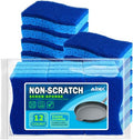 AIDEA Sponges Kitchen, Non Scratch Scrub Sponge-12Count, Dish Sponges - color: Blue