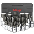 DISEN 32-Piece HEX Bit Socket Set - size: Hex Bits 32pcs
