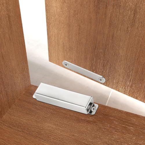2 Pack | Heavy-Duty Magnetic Door Catch - 90lb Pull Force, Stainless Steel, Anti-Rust, Ideal for Screen Door, Pantry Door, Barn and RV Doors. - size: Large-90Lbs