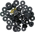 48 pc Faucet Washers and Brass Bibb Screws Assortment, Flat and Beveled Assortment DIY and Professional Repairs – Plumbing Emergencies, Worn Out Washer Replacements