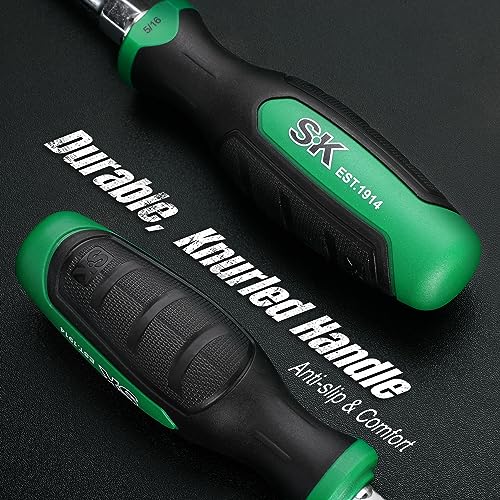 SK 6-Piece Slotted Screwdriver Set, Magnetic Screwdriver Set, S2 Steel - style: Slotted