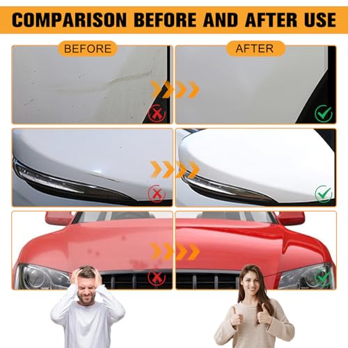 2 PCS Car Scratch Removal Wax, 2025 Upgraded Scratch Remover for Vehicles, Car Polishing Wax, CarScratch Remover Kit with Sponge, Scratch Remover for Vehicles Deep Scratches