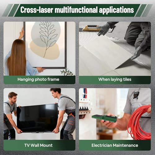 Stud Finder Wall Scanner - 7-in-1 Electronic Stud Detector with HD LCD Display, Detects Wood, Metal, AC Live Wire, Joists & Pipes, Wall Scanner with Laser Level & Bubble Level Ruler