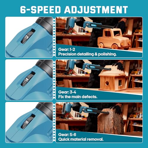 Cordless Belt Sander for Makita 18V, 1/2" x 18" Detail Sander