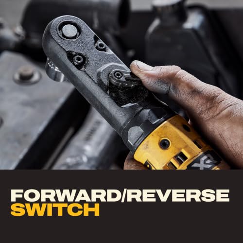 DEWALT 20V MAX XR Cordless Ratchet, 3/8" and 1/2" Sealed Head Ratchet, Bare Tool Only (DCF510B) - style: Bare Tool Only