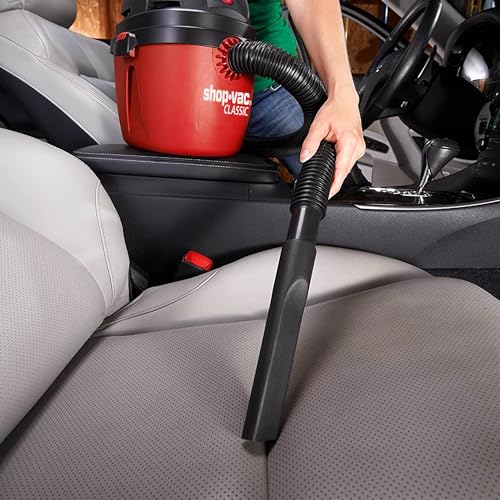 Shop-Vac 1.5 Gallon 2.0 Peak Wet Dry Vacuum + 6pc Micro Cleaning Nozzle Kit, 1-1/4" Detailed-Cleaning Attachments