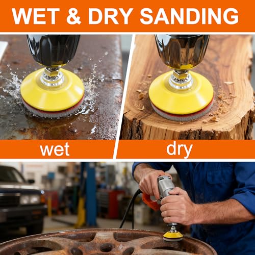 64 PCS 2 Inch Sanding Disc,Hook and Loop Sanding Pad 180 to 3000 Grit - style: Mix Grit 64PCS