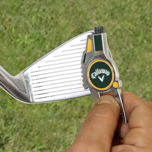 Callaway 4-in-1 Golf Divot Repair Tool - color: Green/Yellow