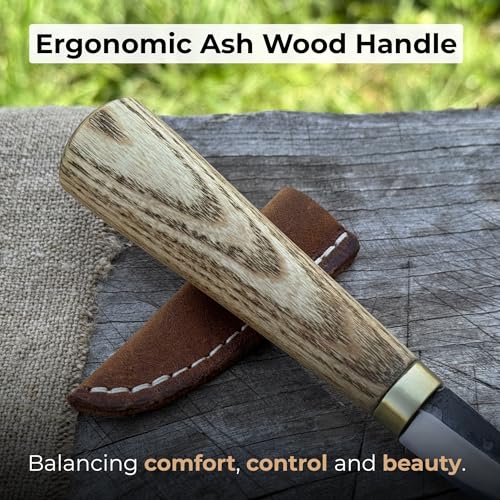 Sharky Whittling Knife Hand-Forged Sloyd Tool 2.95 In