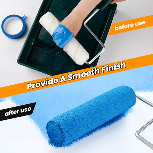 Paint Roller Kit with Extension Pole, 9 Inch Paint Roller Set
