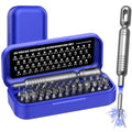 LIFEGOO 55-in-1 Precision Screwdriver Set Mini Magnetic Repair Tool Kit - color: Blue