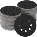 100PCS 5 Inch Sanding Discs 240 Grit Random Orbit Sander Sandpaper - style: Silicon Carbide