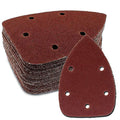 Mouse Detail Sander Sandpaper, 80 Grit, 5 Hole, 50 Pcs - size: 80 Grit - 50 Pcs