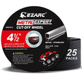EZARC Metal Cut Off Wheels, 4.5" x .045" x 7/8", 25-Pack - size: 25PCS 4.5" x .045" x 7/8"