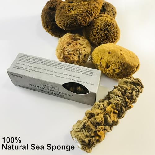 Natural Sea Sponge for Painting, 6" Texture Paint Decorative Roller - style: XG-3880