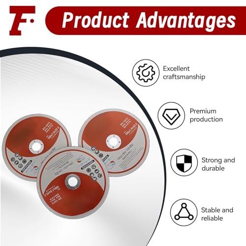 findmall 100 Pack 7" x1/16 x7/8" Cut-Off Wheel - Metal & Stainless Steel Cutting Discs - size: 100pcs 7"*1/16"*7/8"