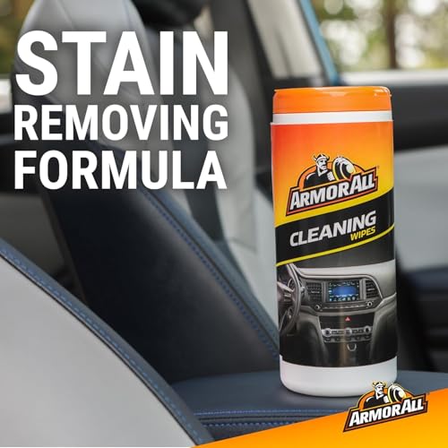 Armor All Car Cleaning Wipes, Wipes for Car Interior and Car-Exterior, 90-Wipes Each (Pack of 6) - size: 90 Count (Pack of 6)