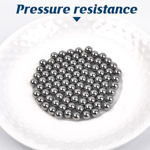 500PCS G25 Precision Chrome Steel Bearing Balls - 3mm Hardened Solid Balls for Bearings, DIY Projects, and Industrial Applications - Mirror Polished, High Hardness & Wear Resistant - size: 500 Pcs - 3mm, style: Stainless Steel