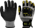 Ironwear 4891-W Cut Resistant Gloves with Extra Wide TPR and Reinforce Crotch | ANSI Level A6 - size: Medium