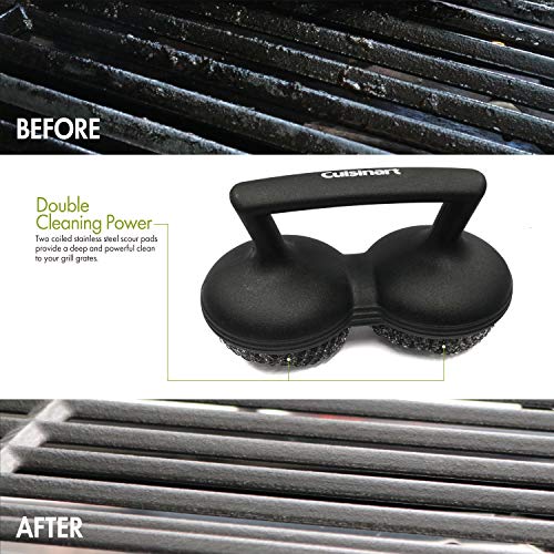 Cuisinart Power Scour Bristle‑Free Grill Brush – Heavy‑Duty Cleaning Tool for Grills and Griddle, Worry‑Free BBQ Scrubber, Great Gift for Men & Dad - color: Power Scour Grill Brush