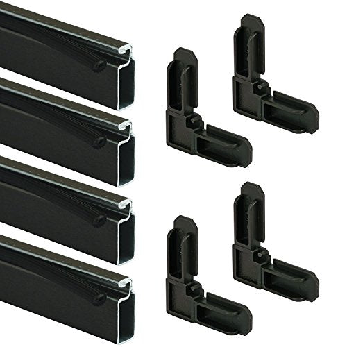 Prime-Line PL 7808 Aluminum Screen Frame Kit, Bronze, Set of 1 - color: Black