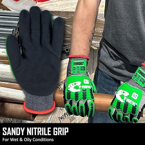 Trex 21g Ultra Thin Impact Glove A5 Cut Level - size: 8/M, style: 1 Pair