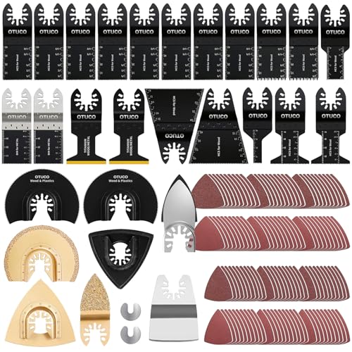 150Pcs Oscillating Saw Blades, Multi-Tool Blades Kit for DeWalt Ryobi