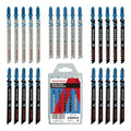 30-Piece Jigsaw Blades Set T Shank Assorted Jig Saw Blade Mix Kit