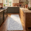 SAFAVIEH Reflection Runner Rug 2'3"x6', Light Grey & Cream RFT670C - color: Light Grey/Cream, size: 2'3" x 6' (Runner)