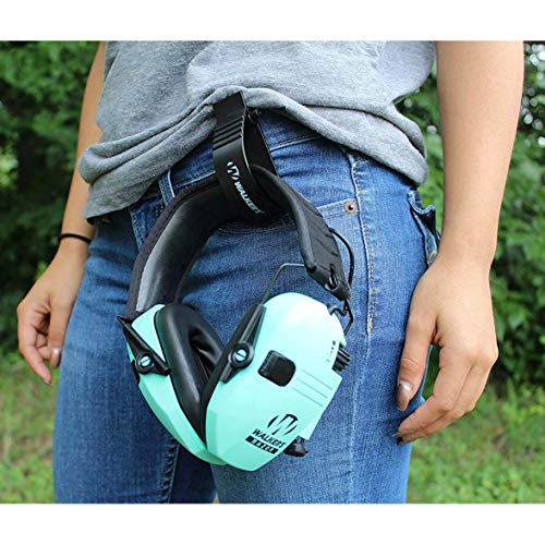 Walker's Razor Slim Electronic Muff - color: Light Teal, size: One Size