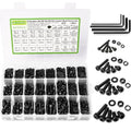 M2 M3 M4 M5 Hex Socket Bolt & Nut Assortment Kit, 2410Pcs - size: K. M2 M3 M4 M5