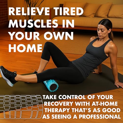 321 STRONG Patented 3-Zone Massage Roller, Medium Density for Exercise - color: Bubble Gum