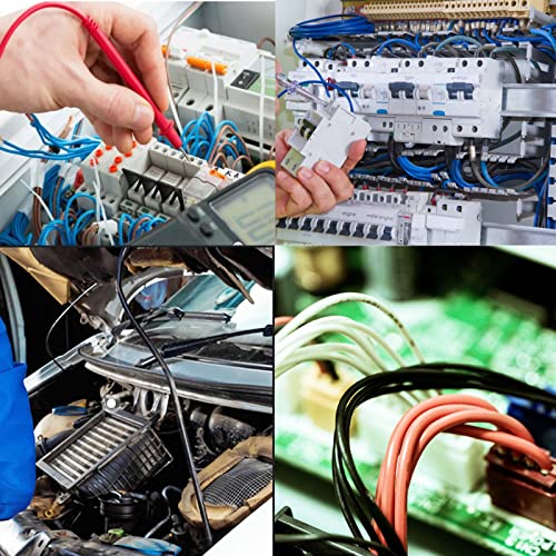 Fidioto 1200pcs Wire Ferrules Terminals Kit, AWG 22-8 Terminal Connector Wire Insulated Cord Pin Ends Terminals for Electric, Industrial, Power Control System, etc. - size: 1200 pcs