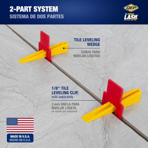 QEP LASH Tile Leveling System, Part B, Wedges (100 Pack)
