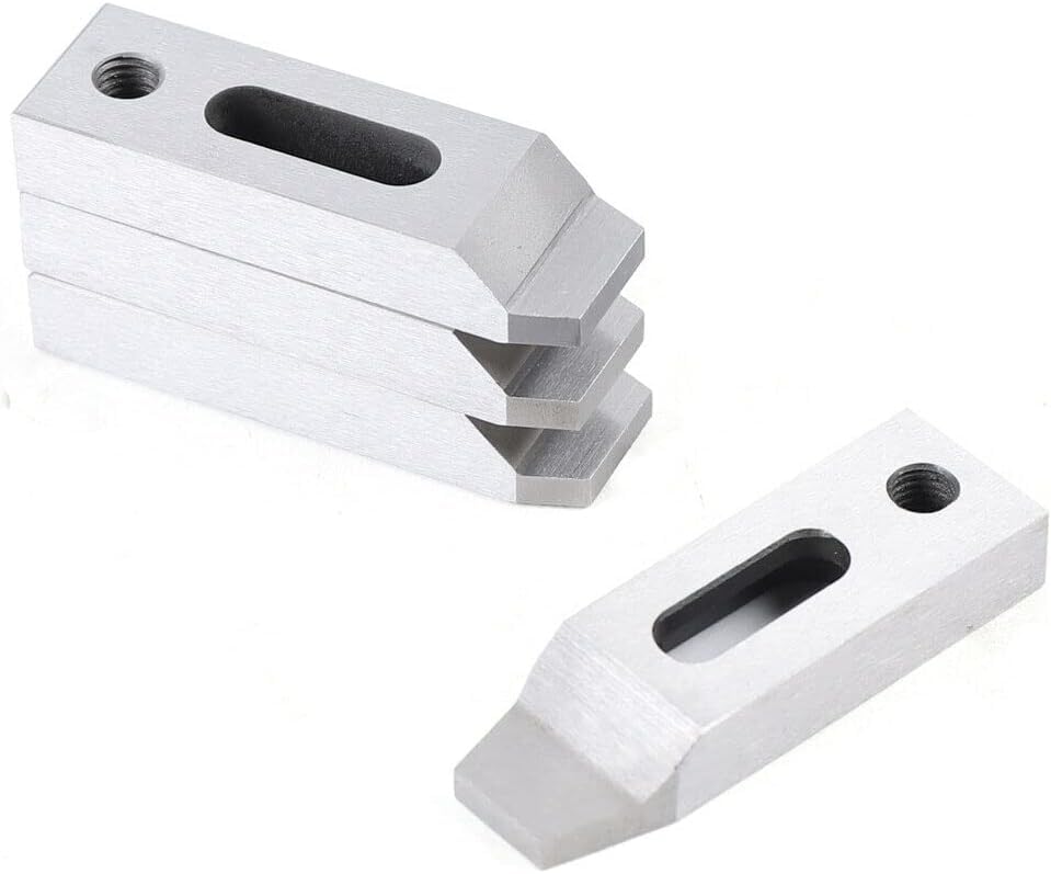 4PC M8 Clamp Kit Set Stainless Jig Holder Wire EDM Stainless Jig Holder for Clamping Rotary Tables Milling Tables Face Plates & Vertical Slide (70mm)