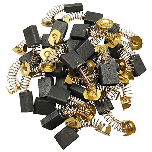 Electric Carbon Motor Brushes, 30Pcs Angle Grinder Carbon Brushes Replacement Repair Kit The Maintenance of Motors 6.5x13.5x18mm 153A - size: 153A