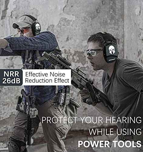 PROHEAR 016 NRR 26dB Shooting Ear Protection, Slim Passive Earmuffs - color: Black S