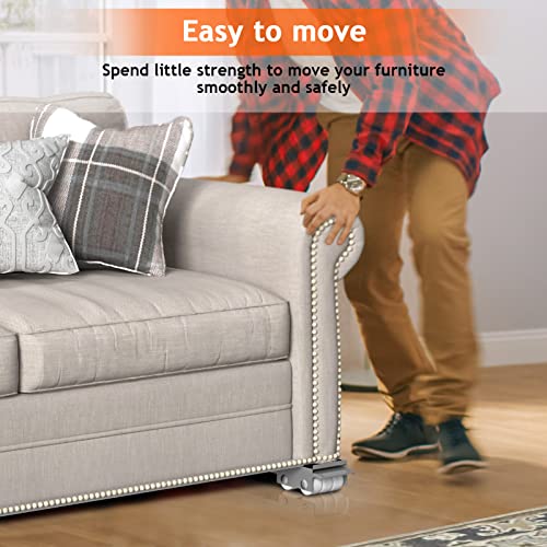 Ronlap Furniture Washing Machine Dolly Extendable Appliance Rollers, Grey - color: Gray