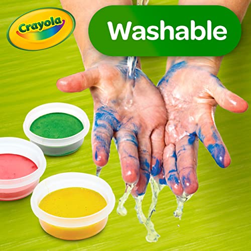 Crayola Spill Proof Paint Set (8ct), Washable Toddler Paint Kit - size: 1 Count (Pack of 1), style: Spill Proof Paints