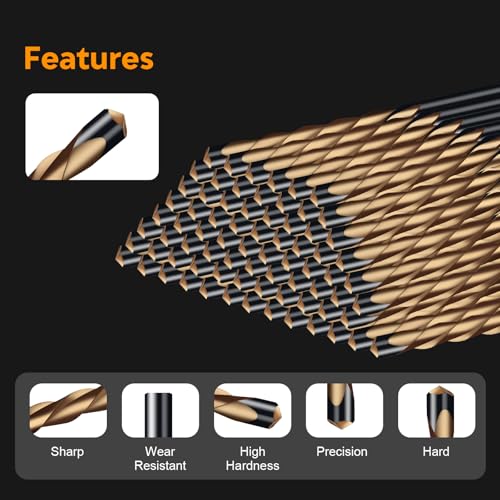 50Pcs Drywall Cutting Tools 1/8" Guide Point Cutting Bits,Drywall Bit Drywall Guide Point Cutting Bits,Used for with Spiral Saw and Power Tools - size: 1/8 in