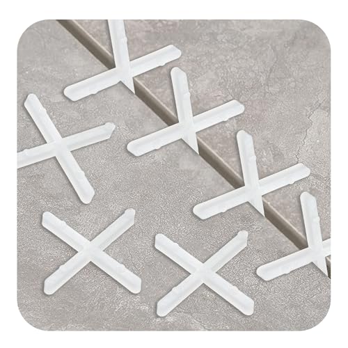 500 PCS 1/16 Inch Tile Spacers, High Quality Plastic Cross Leveling System, Accurate Floor & Wall Ceramic Tile Alignment Tools for DIY and Professional Installation, Consistent Gap Width - size: 1/16 Inch