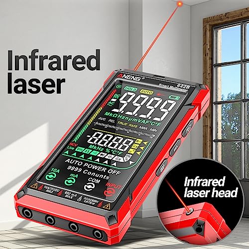 ANENG Digital Multimeter Tester,TRMS 9999 Counts Smart Auto-Range with NCV - style: 622B 9999Counts