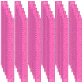36 Pack 12" Clear Pink Plastic Rulers, Back to School Measuring Supplies - color: Pink