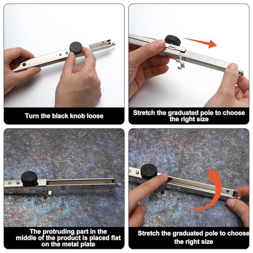 Dunzoom 1 Pack Sheet Metal Scribe Marking Gauge for Wood Plastic Hardboard