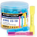 haisstronica 200PCS Heat Shrink Butt Connectors, 22-10 AWG Mixed Sizes - style: Mixing AWG 22-10