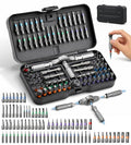 79 in 1 Precision Ratchet Screwdriver Set, Upgraded S2 Steel Tool Kit with Long Bits, Magnetic Electronics Repair Kit Compatible with Smartphones, Laptops, Gift for Men DIY Enthusiasts