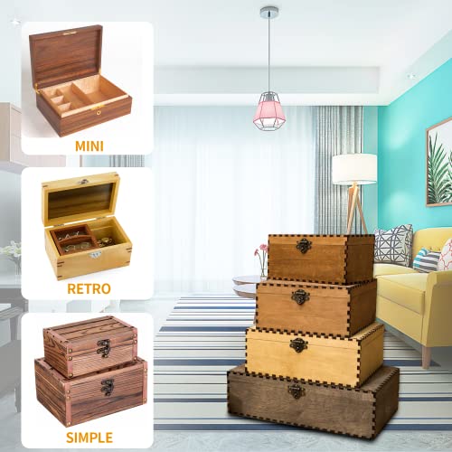 Mini Hinges, 13 x 12 mm, Antique Bronze, 30 Pcs - color: Bronze(30pcs), size: 13 x 12mm
