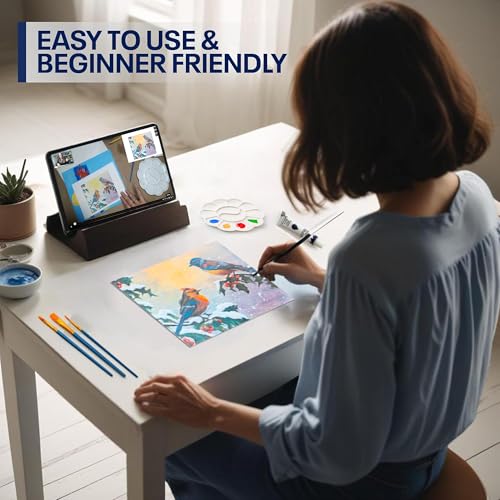 Painting4Real DIY Art Painting Kits for Adults with Video Tutorials - 9 Peices Acrylic Paint Sets, Learn to Paint Winter Birds, Painting & Art Set Supplies for Adults, Teen, Beginners & Art Lovers - color: Winter Birds