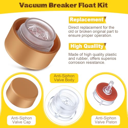 2 Pack Vacuum Breaker Float Kit, Vacuum Breaker, Anti Siphon Valve Repair Kit, Vacuum Breaker Repair Kit Compatible with Woodford RK-17VB Model 17 Wall Faucets for Anti Siphon Valves